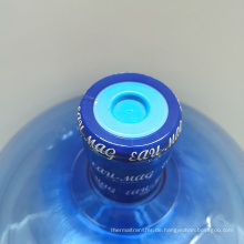 5 Wassergallone Flaschenkappe Schrumpfhülle Etikett
